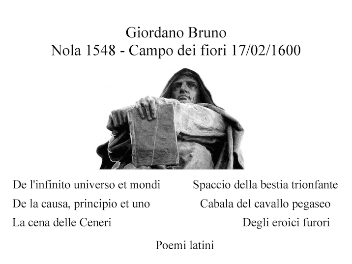 Bruno, la materia, il tempo